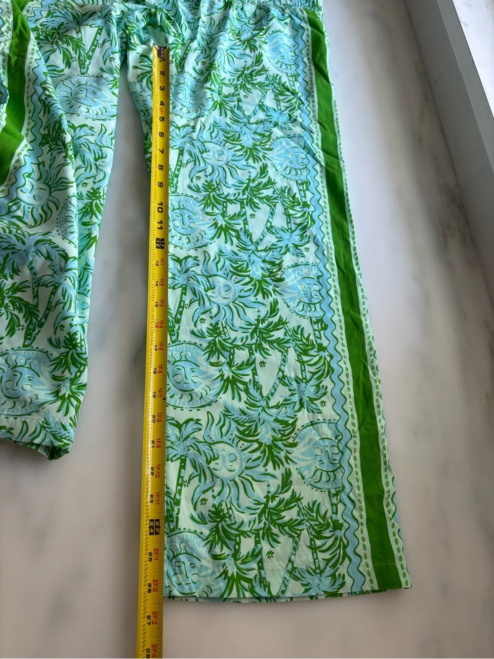 Lilly Pulitzer Bal Harbour Pants Catchin Rays XS for petite